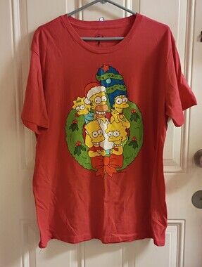 2/$10 The Simpsons Christmas Graphic Tee